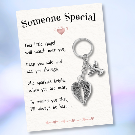 'Friendship Gift' with Angel & Wing's Keyring