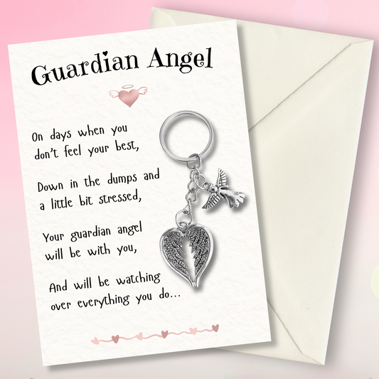 'Guardian Angel' with Angel & Wing's Keyring