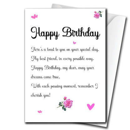 Special Friend Birthday Card