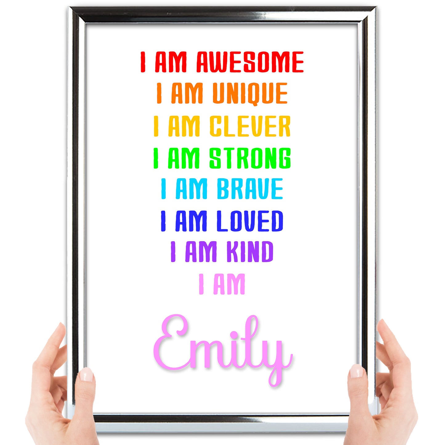 'I Am Awesome' -  Kids Positive Affirmation Print