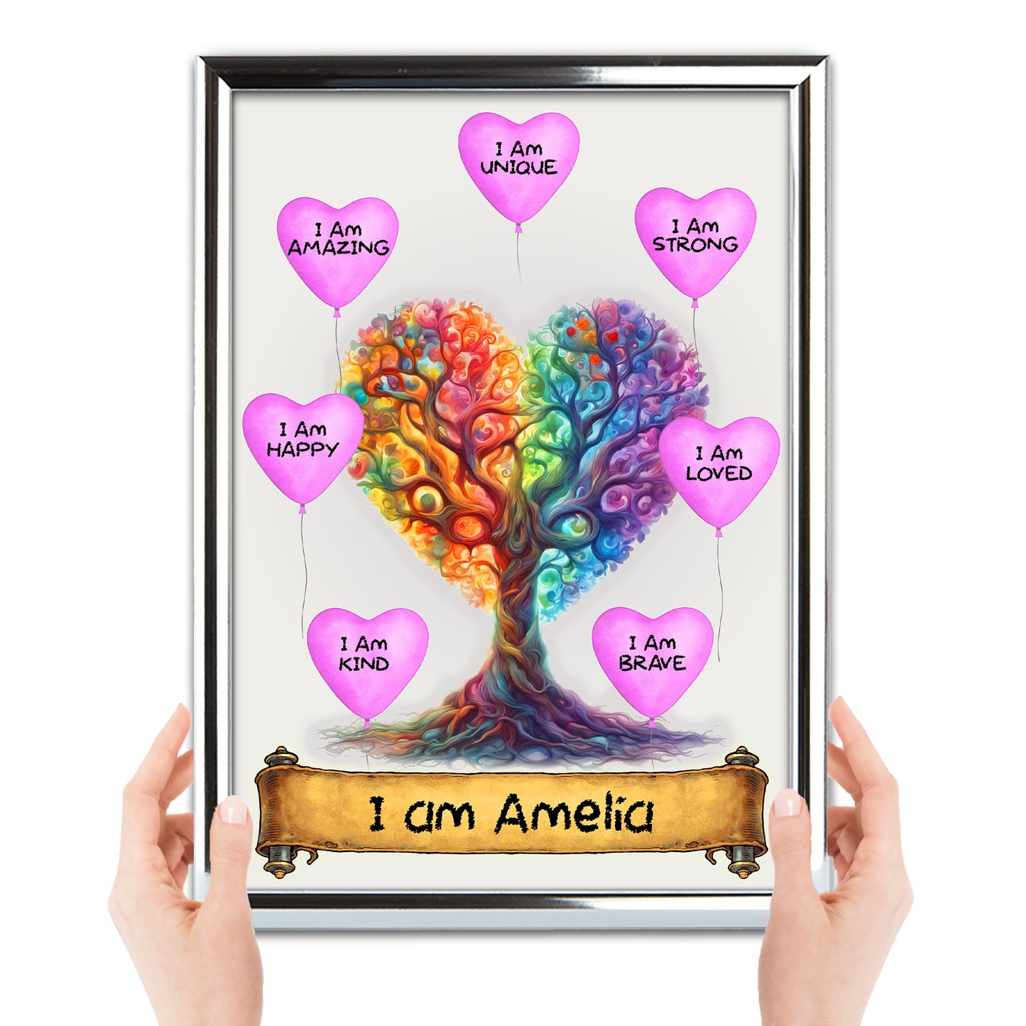 Kids Personalised Positive Affirmation Print