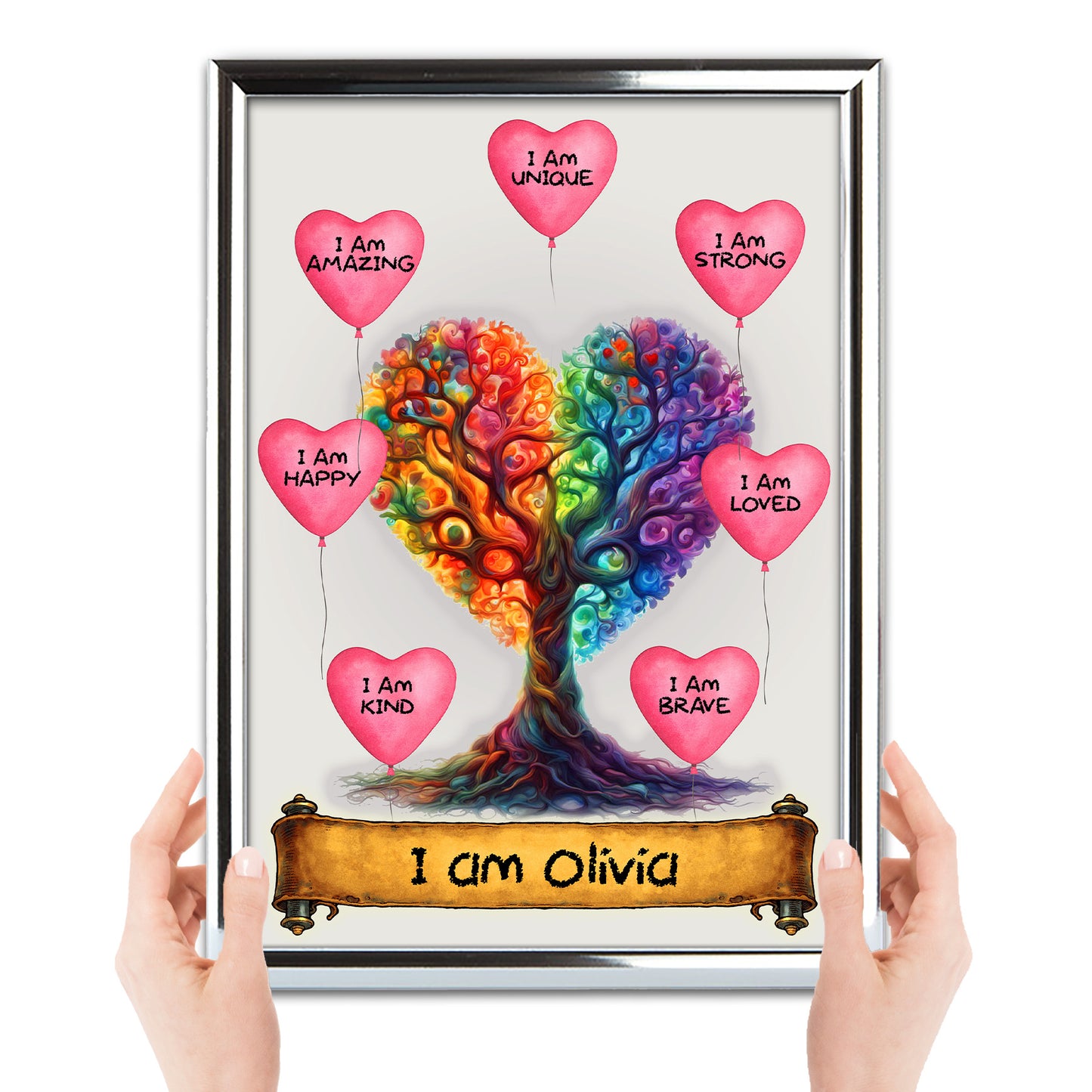 Kids Personalised Positive Affirmation Print