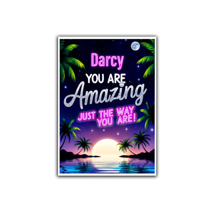 Kids 'You are Amazing' Inspirational Print