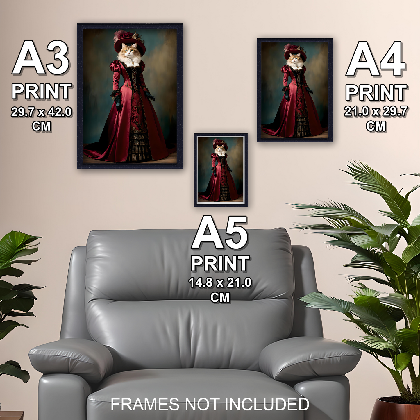 A  Cat with Style and Sophistication - Print