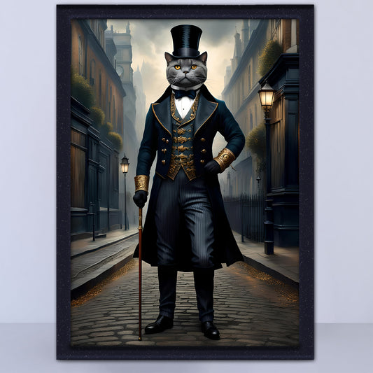 Meet Sir Paws, the Classy British Shorthair - Print