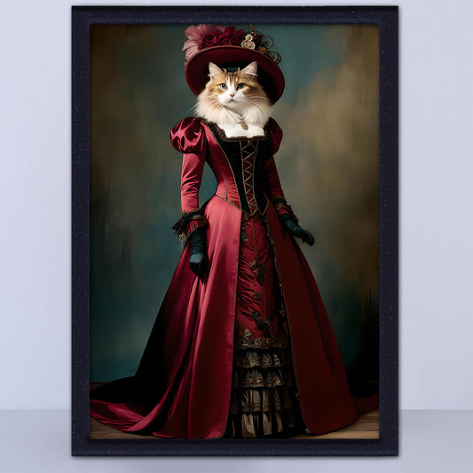 A  Cat with Style and Sophistication - Print