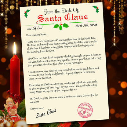 Personalised Christmas Santa Letter