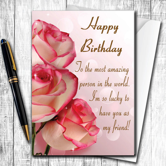 Beautiful Friend Birthday Card