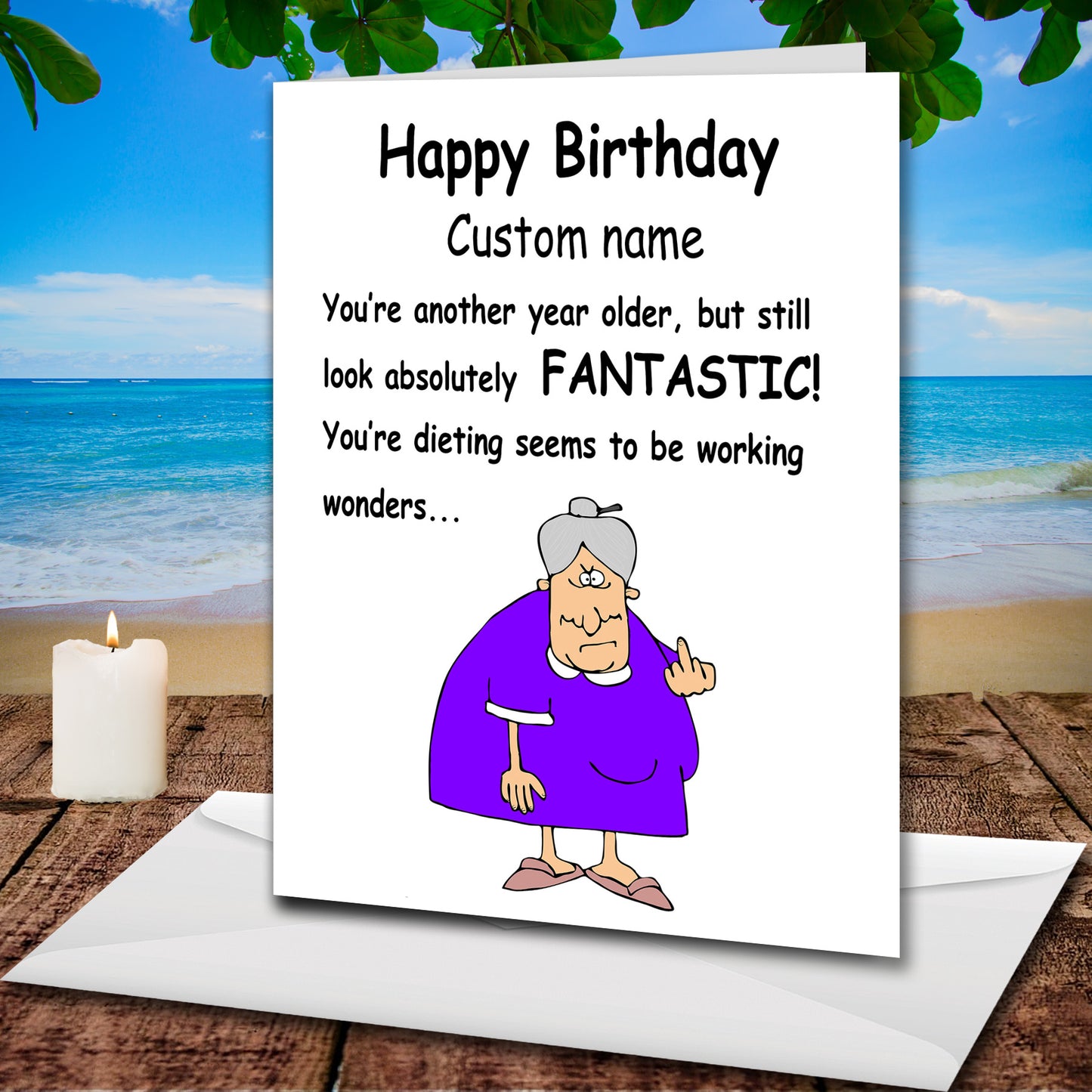 Personalised Humorous Birthday Card