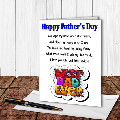 Father's Day Card Best Dad