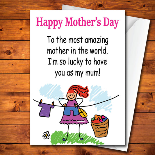 Mother's Day Card - Amazing Mother